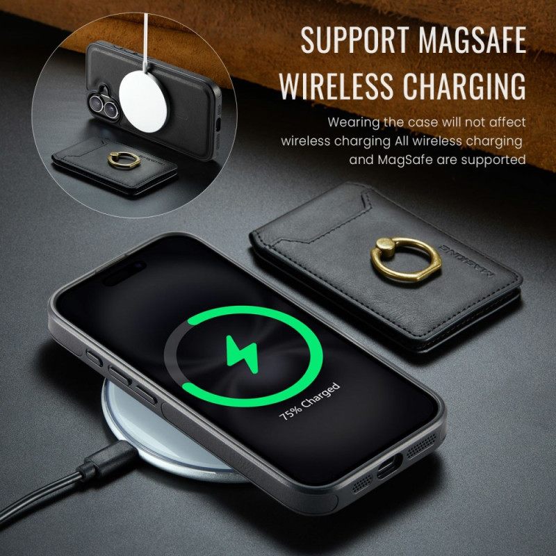 Hoesje iPhone 17 Magsafe Met Rfid-kaarthouder En Geïntegreerde Standaard