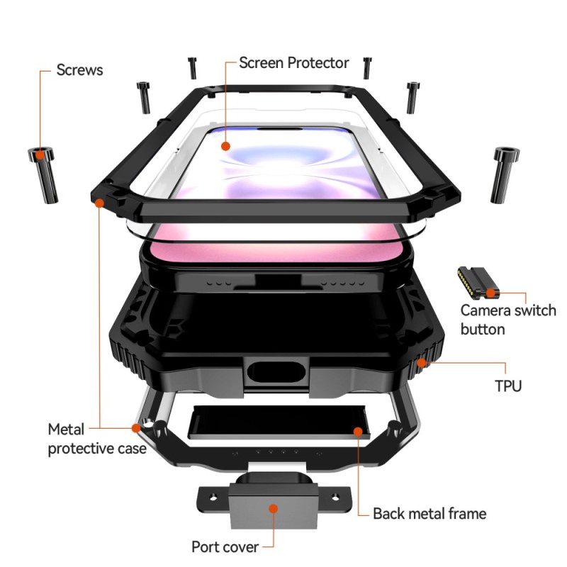 Hoesje iPhone 17 R-just Armor