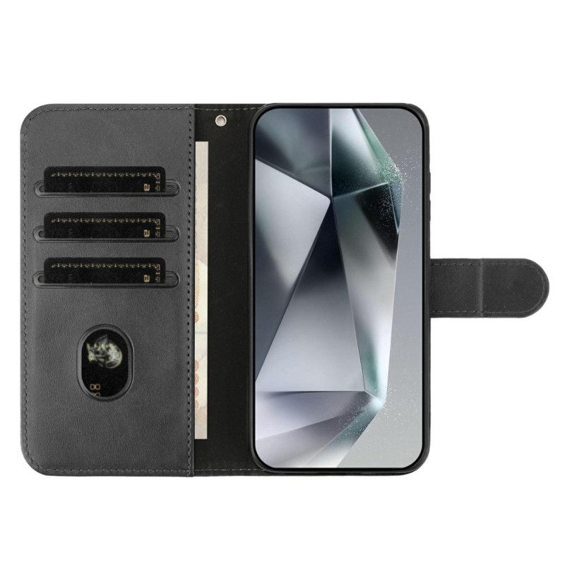 Leren Hoesje iPhone 17 S-design Met Bandje Bescherming Hoesje