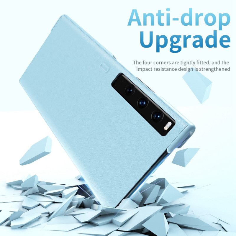 Hoesje Case Huawei Mate XS 2 Telefoonhoesje Leerstijl