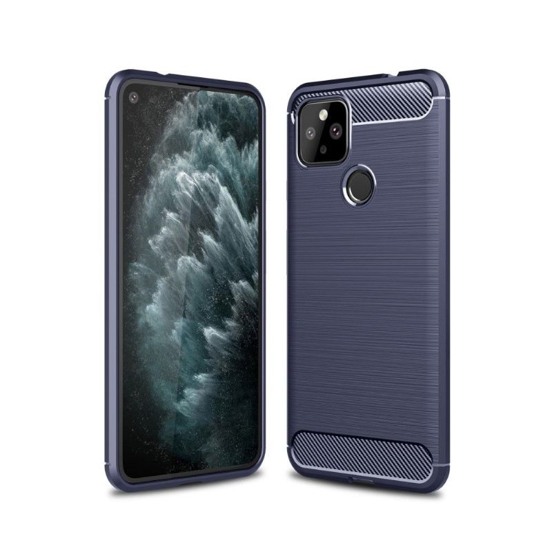 Hoesje voor Google Pixel 4a 5G Geborsteld Siliconeneffect