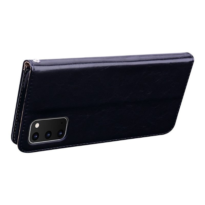 Cover voor Samsung Galaxy S20 Luxe Vintage Leereffect