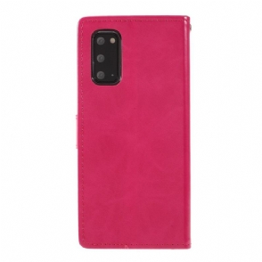 Folio-hoesje voor Samsung Galaxy S20 Anti-fall Mercurius Blauwe Maan