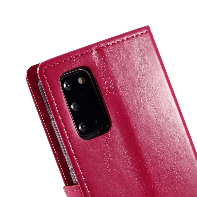 Folio-hoesje voor Samsung Galaxy S20 Anti-fall Mercurius Blauwe Maan