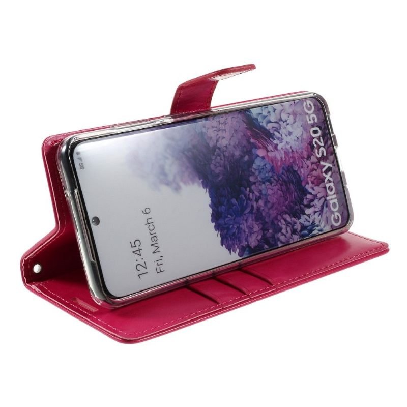 Folio-hoesje voor Samsung Galaxy S20 Anti-fall Mercurius Blauwe Maan