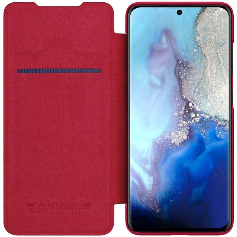 Folio-hoesje voor Samsung Galaxy S20 Nillkin Qin-serie Kunstleer