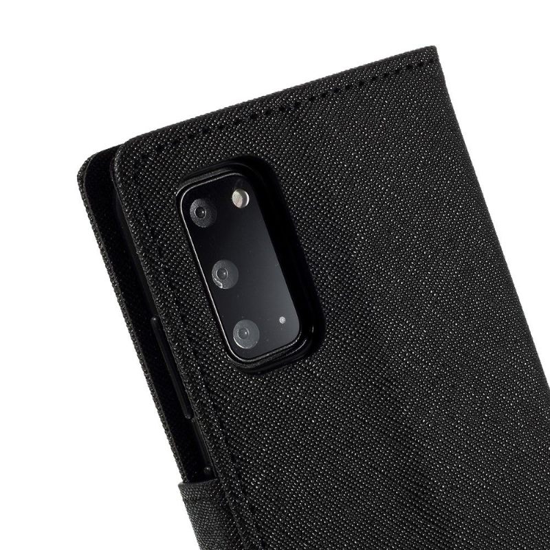 Folio-hoesje voor Samsung Galaxy S20 Portemonnee Leren Mercury Fancy