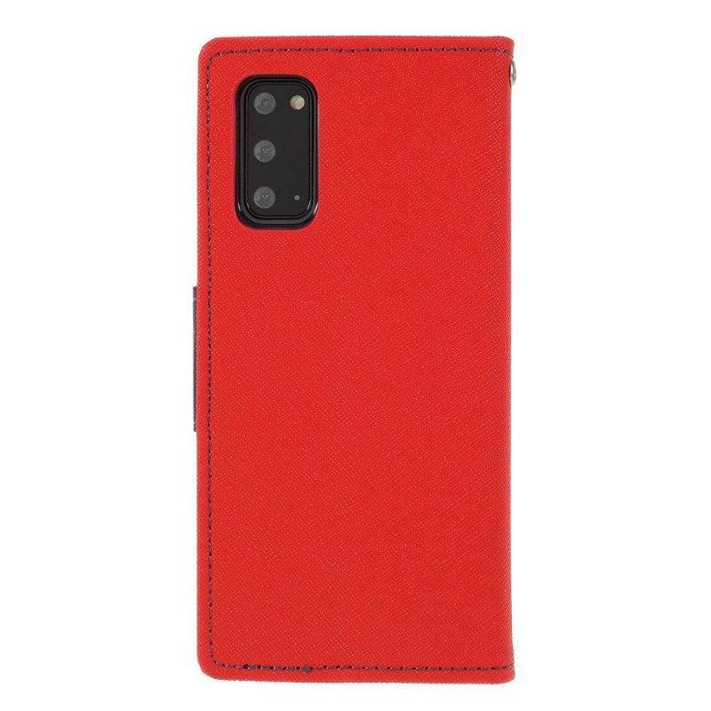 Folio-hoesje voor Samsung Galaxy S20 Portemonnee Leren Mercury Fancy