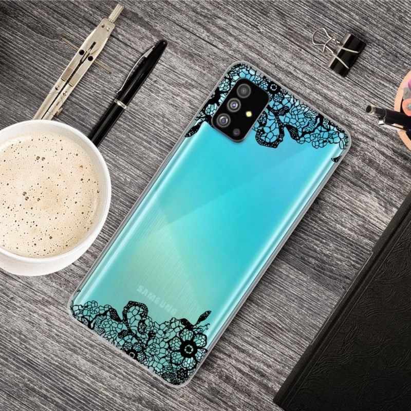 Hoesje voor Samsung Galaxy S20 Bloemenkant