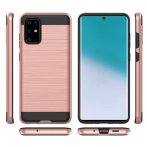 Hoesje voor Samsung Galaxy S20 Geborsteld Metaaleffect La Sabine