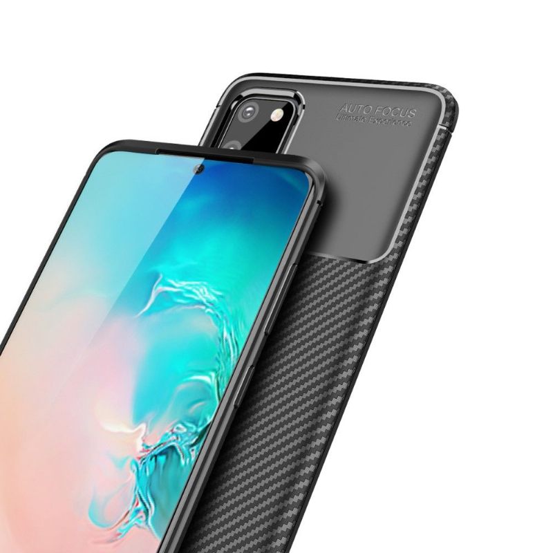 Hoesje voor Samsung Galaxy S20 Gel Koolstofvezel Stijl
