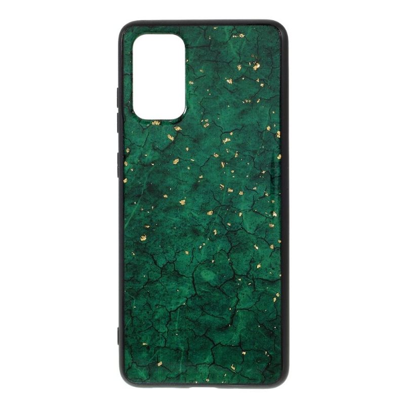 Hoesje voor Samsung Galaxy S20 Glam Bladgoud Coating