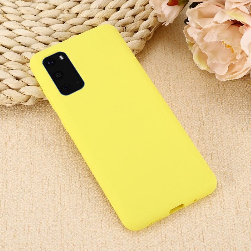 Hoesje voor Samsung Galaxy S20 Puro Vloeibare Siliconen