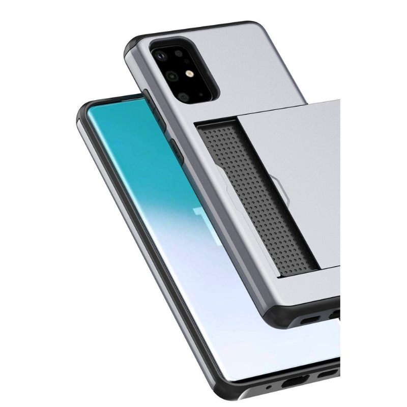 Telefoonhoesje voor Samsung Galaxy S20 Bescherming Locard-kaarthouder Met Mat Effect