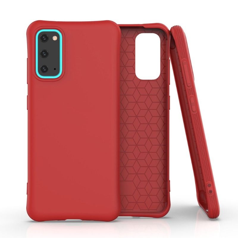 Telefoonhoesje voor Samsung Galaxy S20 Siliconenmat Versterkte Hoeken