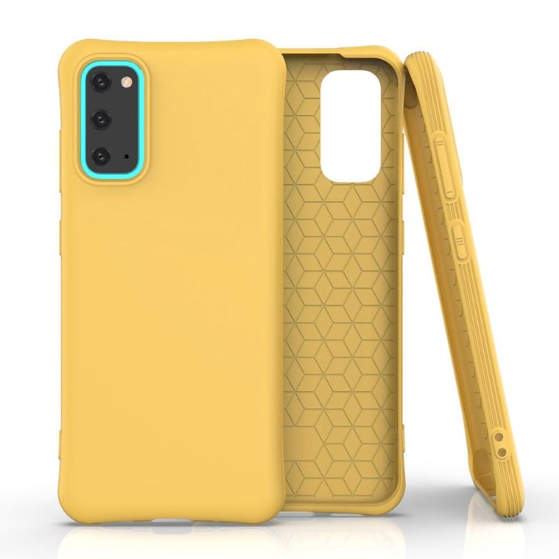 Telefoonhoesje voor Samsung Galaxy S20 Siliconenmat Versterkte Hoeken