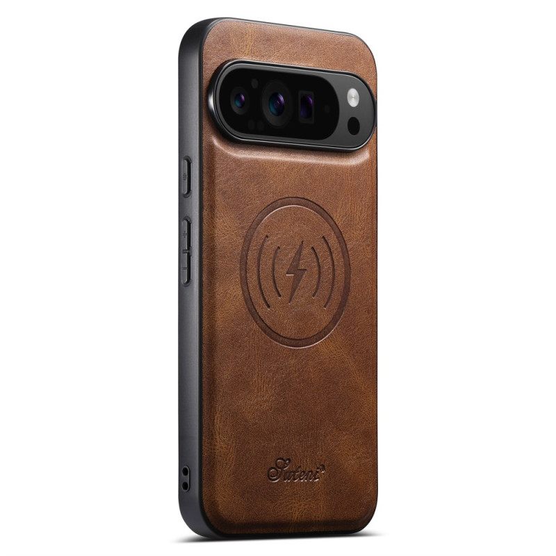 Case Hoesje Google Pixel 10 Pro Xl Telefoonhoesje Magsafe-compatibele Kaarthouder En Standaard Suteni