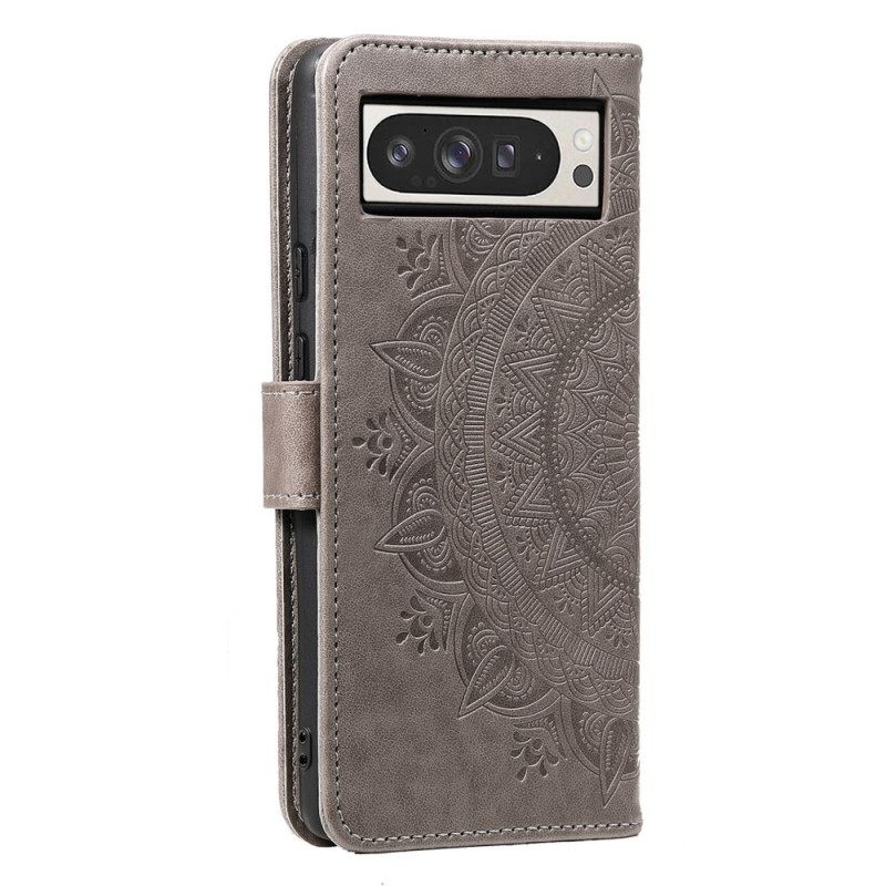 Flip Case Leren Google Pixel 10 Pro Xl Mandala Zon