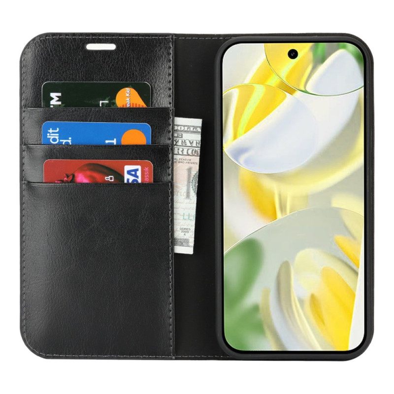 Folio-hoesje Google Pixel 10 Pro Xl Leren Portemonnee