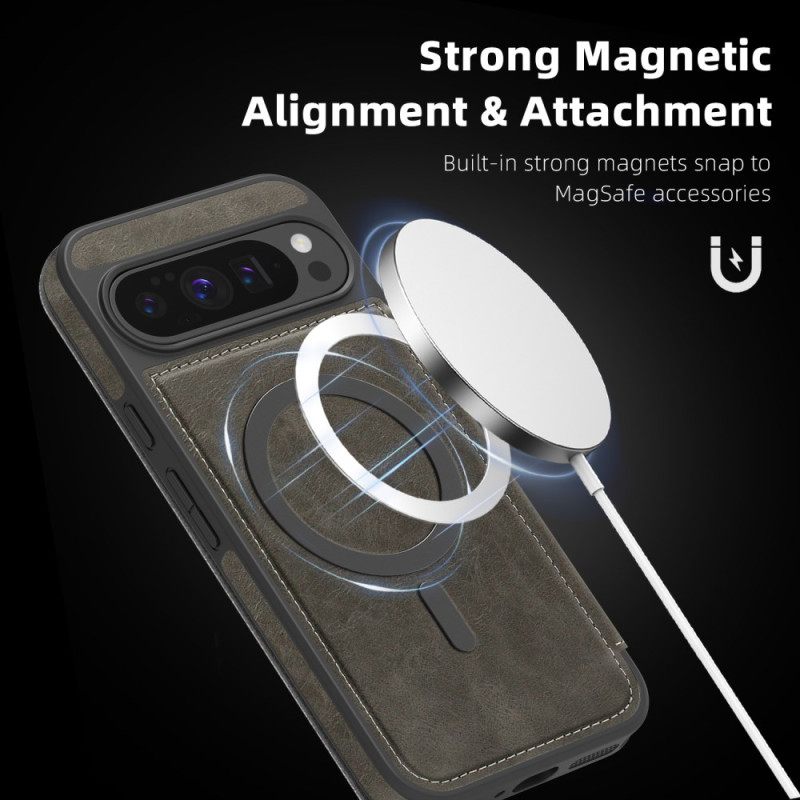 Folio-hoesje Google Pixel 10 Pro Xl Magsafe-compatibel Met Rfid-kaarthouder Bescherming Hoesje