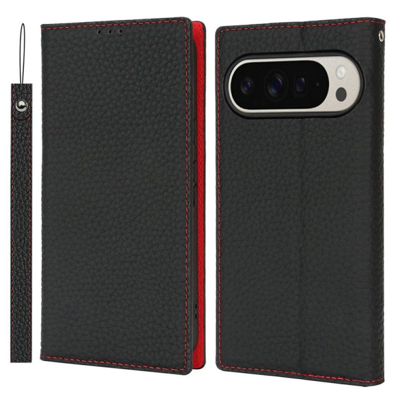 Folio-hoesje Google Pixel 10 Pro Xl Telefoonhoesje Leer Met Riem