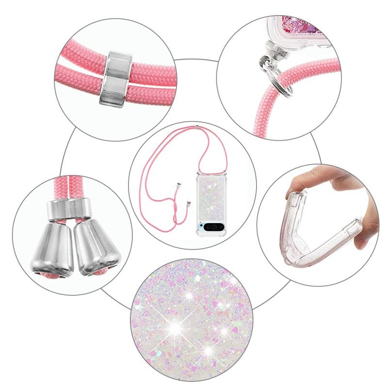 Hoesje Google Pixel 10 Pro Xl Glitter Bescherming Hoesje