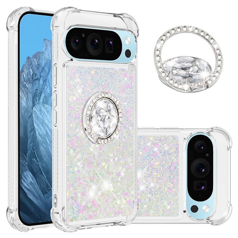 Hoesje Google Pixel 10 Pro Xl Glitter Met Ringhouder