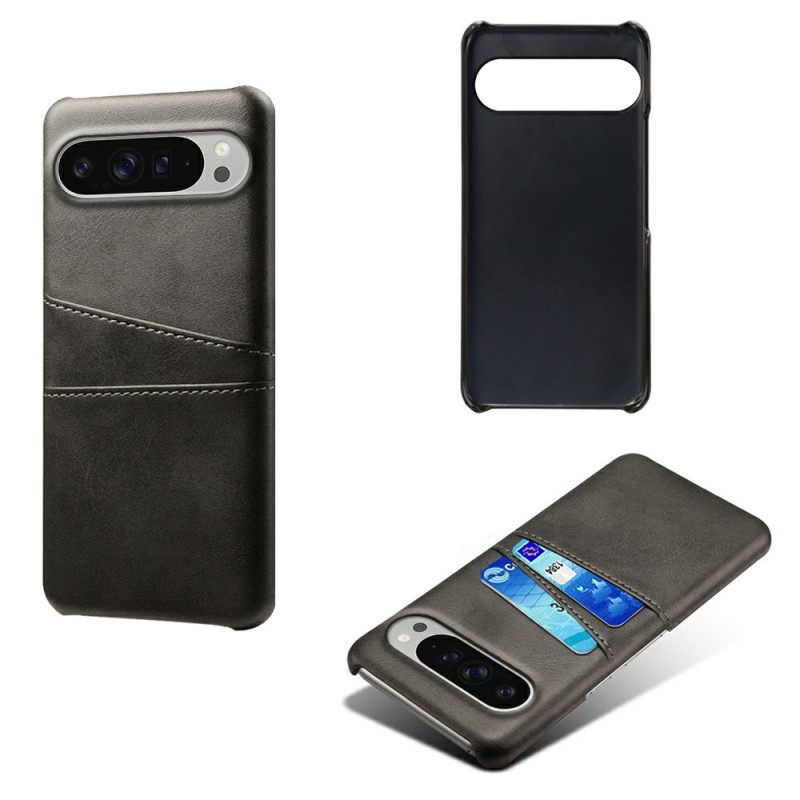 Hoesje Google Pixel 10 Pro Xl Kaarthouder Met Lederlook Bescherming Hoesje