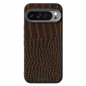 Hoesje Google Pixel 10 Pro Xl Magsafe-compatibel Croco Abeel Bescherming Hoesje