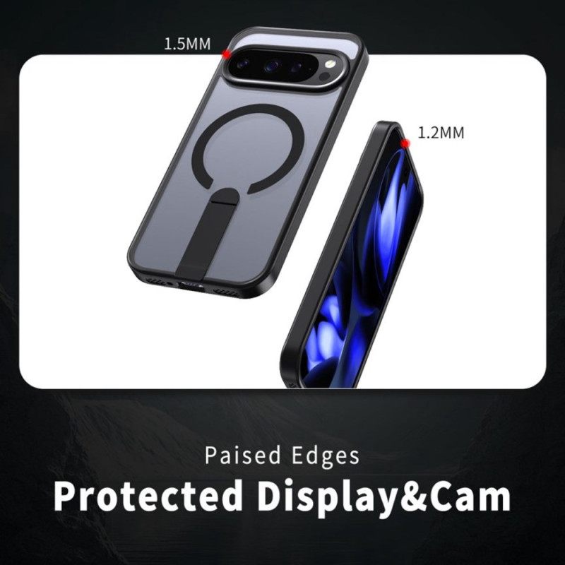 Hoesje Google Pixel 10 Pro Xl Mat Magsafe-compatibel Met Houder Bescherming Hoesje