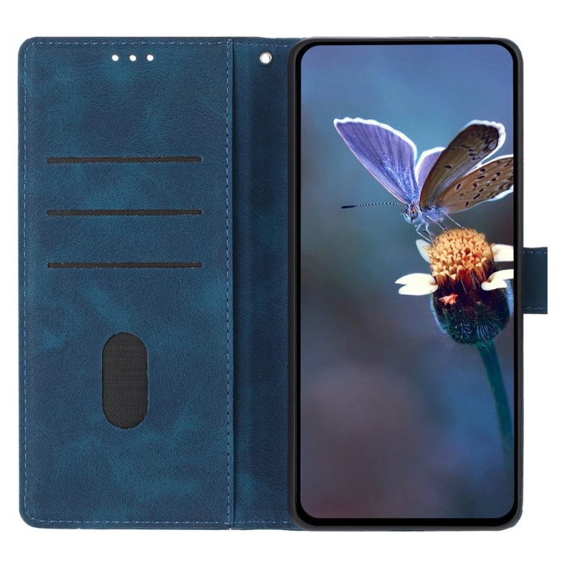 Leren Hoesje Google Pixel 10 Pro Xl Driehoekig Patroon Bescherming Hoesje