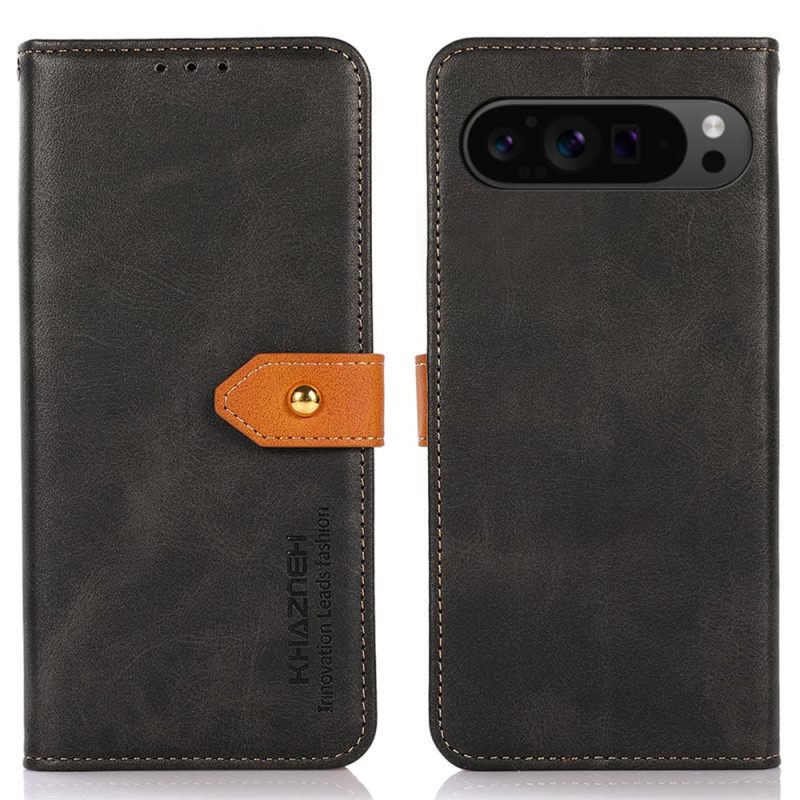 Leren Hoesje Google Pixel 10 Pro Xl Khazneh