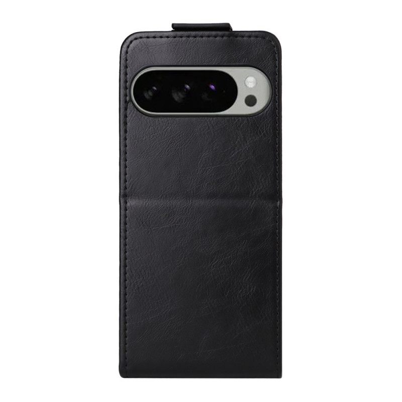 Leren Hoesje Voor Google Pixel 10 Pro Xl Verticale Klep