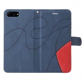 Folio-hoesje voor iPhone 8 Plus / 7 Plus Bicolor Artistiek