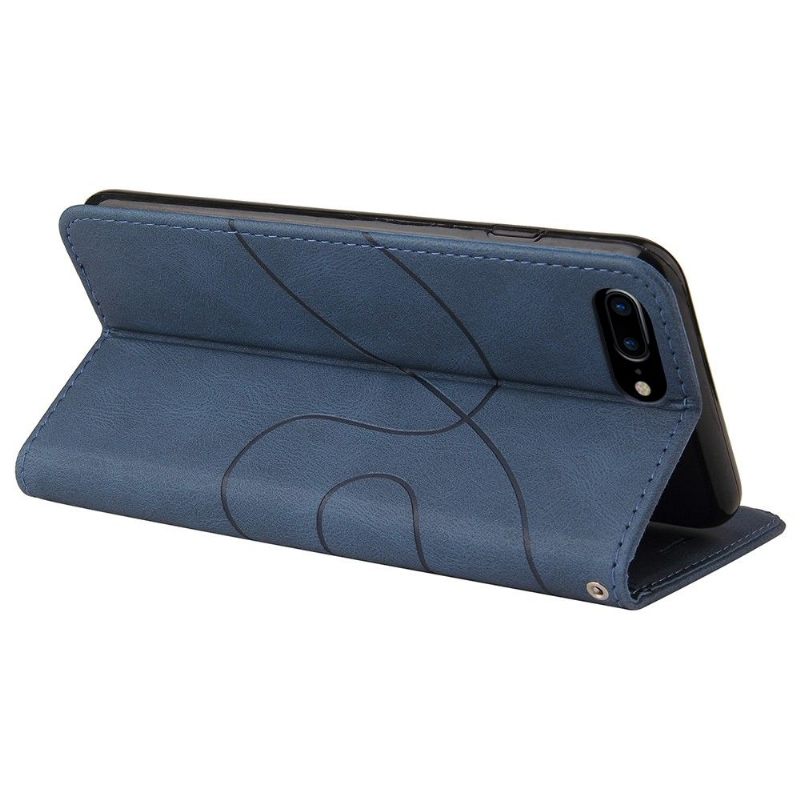 Folio-hoesje voor iPhone 8 Plus / 7 Plus Bicolor Artistiek