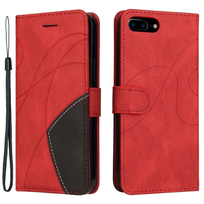 Folio-hoesje voor iPhone 8 Plus / 7 Plus Bicolor Artistiek