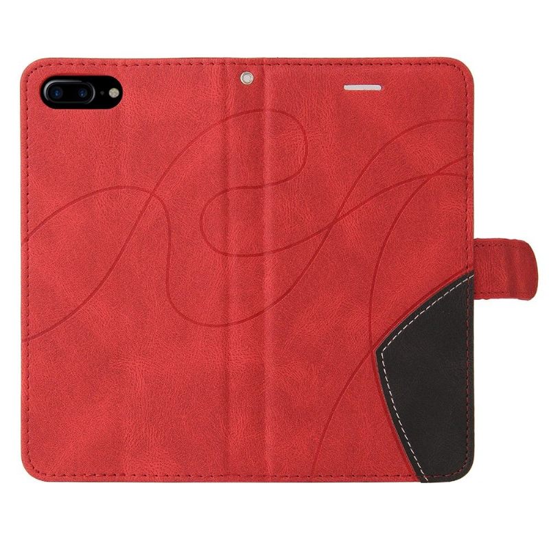 Folio-hoesje voor iPhone 8 Plus / 7 Plus Bicolor Artistiek