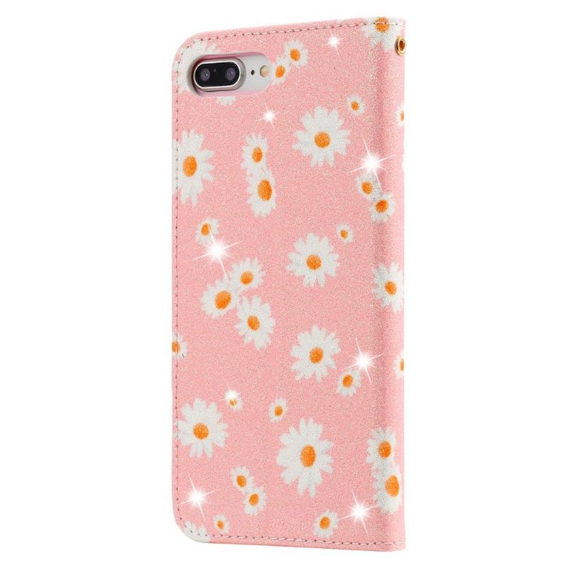 Folio-hoesje voor iPhone 8 Plus / 7 Plus Meerdere Madeliefjes