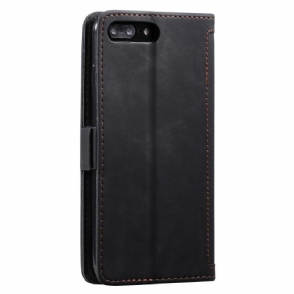 Folio-hoesje voor iPhone 8 Plus / 7 Plus Met Ketting Vintage Kaarthouder