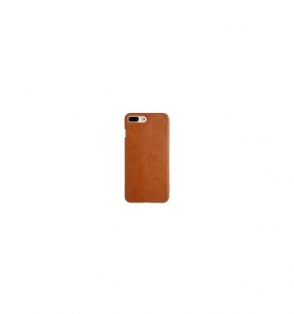 Folio-hoesje voor iPhone 8 Plus / 7 Plus Nillkin Leren Kaarthouder - Havana