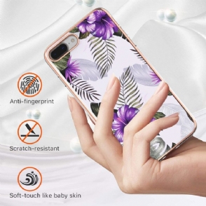 Hoesje voor iPhone 8 Plus / 7 Plus Exotische Bloemen