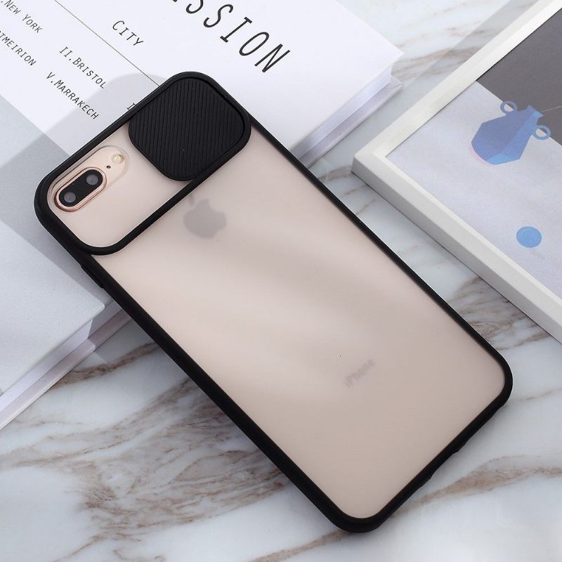 Hoesje voor iPhone 8 Plus / 7 Plus Helder Met Achter Lensdop