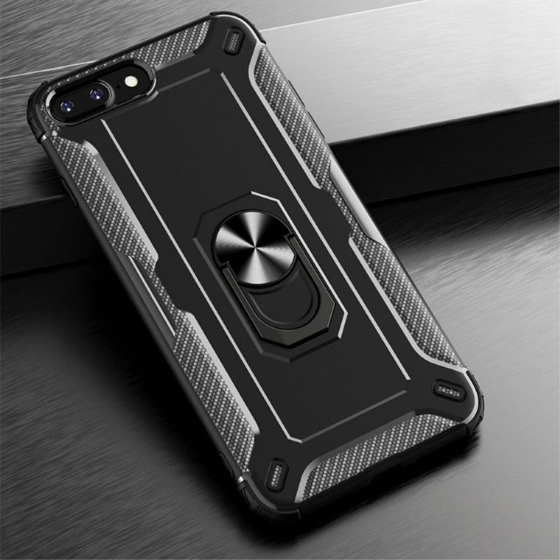 Hoesje voor iPhone 8 Plus / 7 Plus Koolstofring