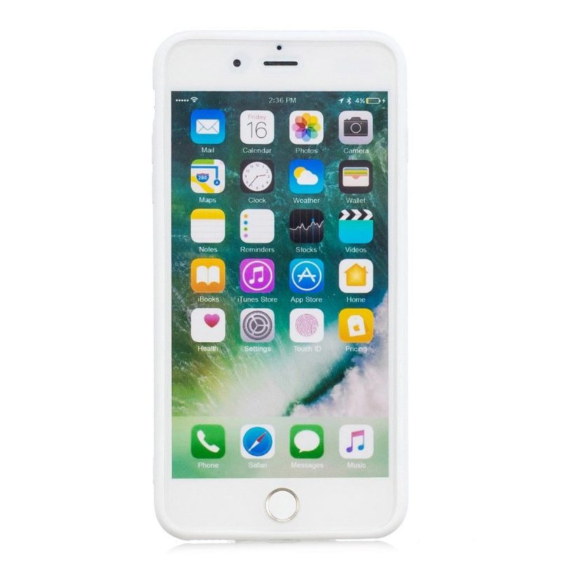 Hoesje voor iPhone 8 Plus / 7 Plus Mat Siliconen