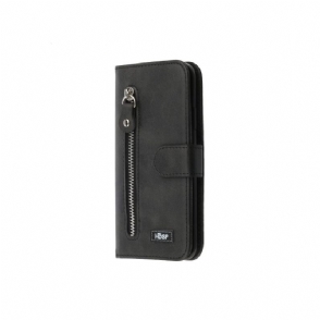 Leren Hoesje voor iPhone 8 Plus / 7 Plus Bescherming Kunstleer Rits
