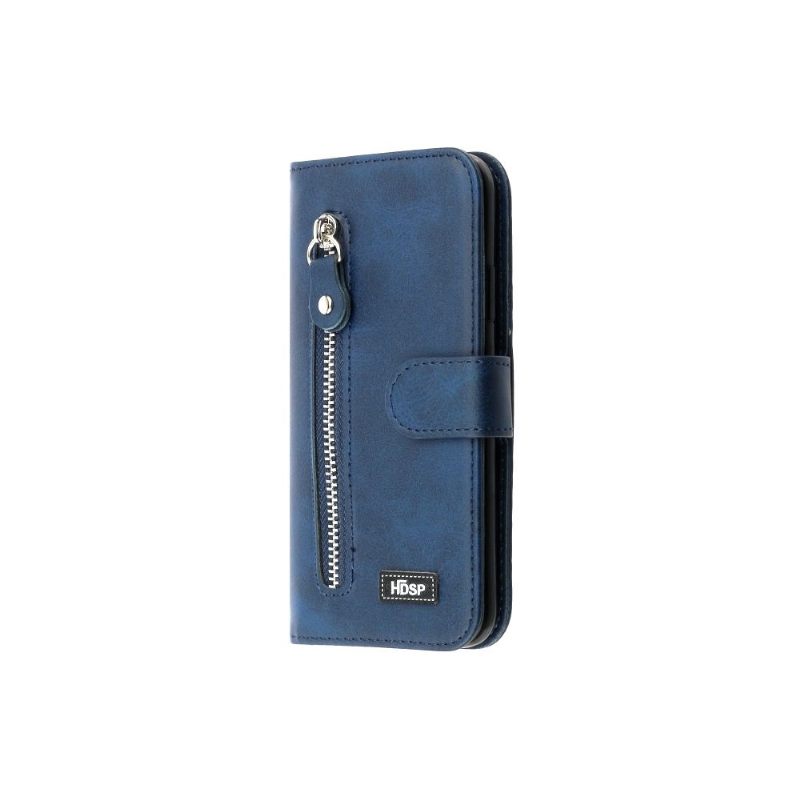 Leren Hoesje voor iPhone 8 Plus / 7 Plus Bescherming Kunstleer Rits