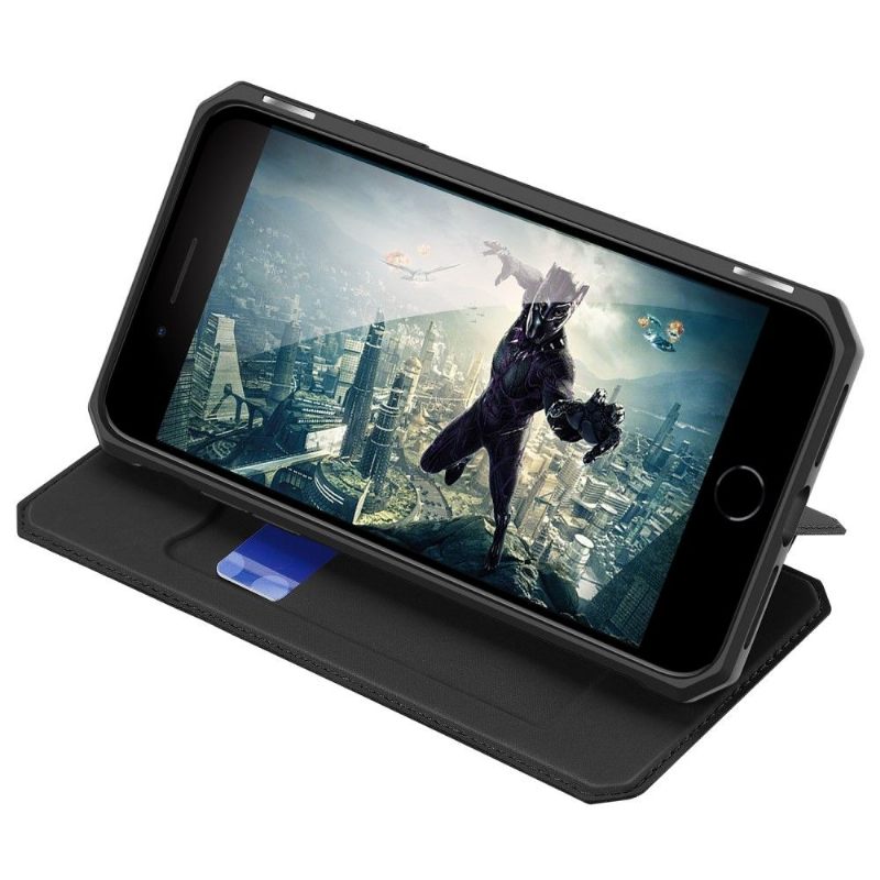 Leren Hoesje voor iPhone 8 Plus / 7 Plus Bescherming Magnetische Case Kaarthouder