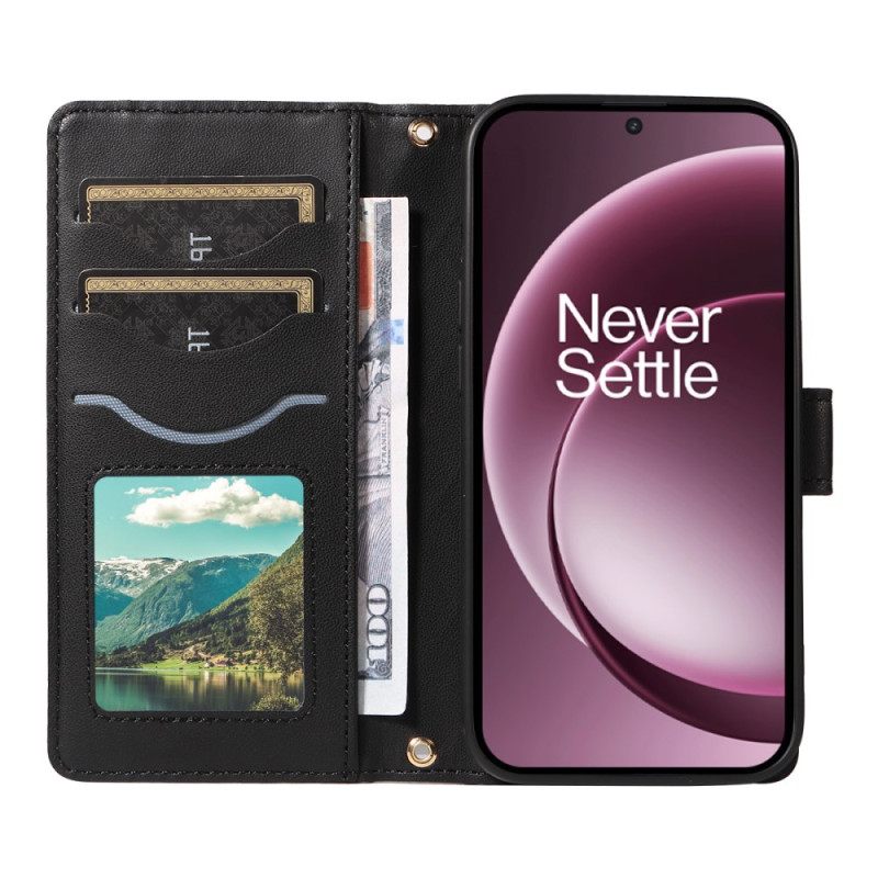 Bescherming Hoesje Oneplus 15 Gewatteerd Met Schouderriem En Riempje