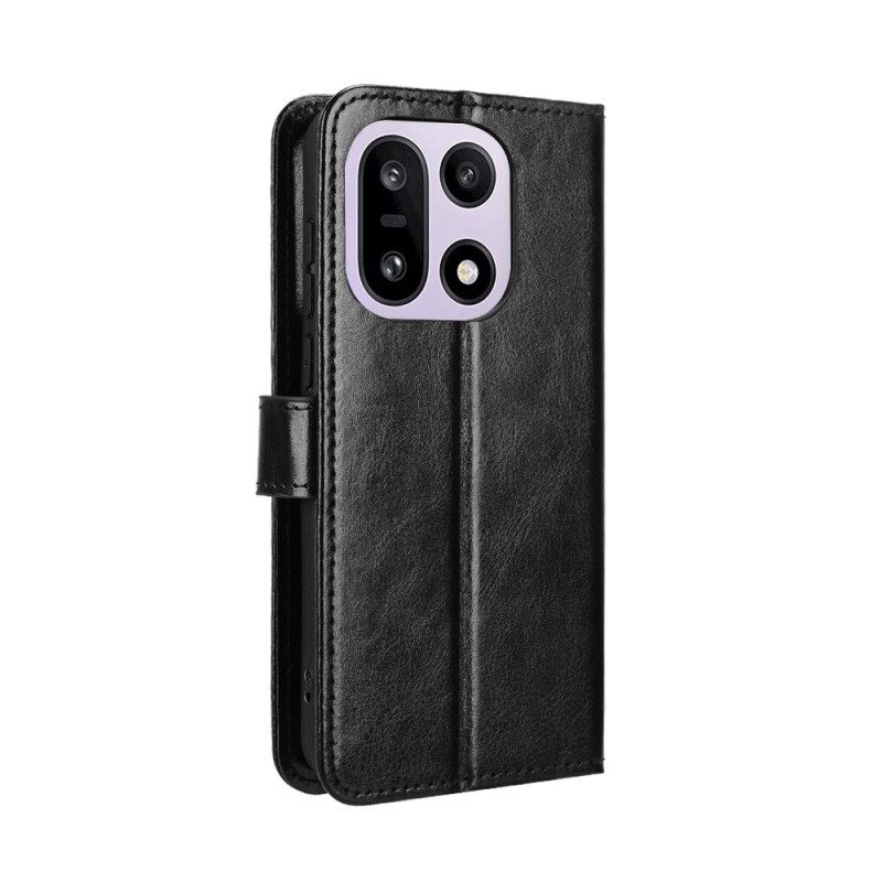 Bescherming Hoesje Oneplus 15 Opvallend Imitatieleer