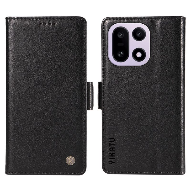 Flip Case Leren Oneplus 15 Vintage Yikatu